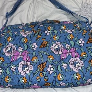 Vera Bradley Blue Floral Laptop Bag